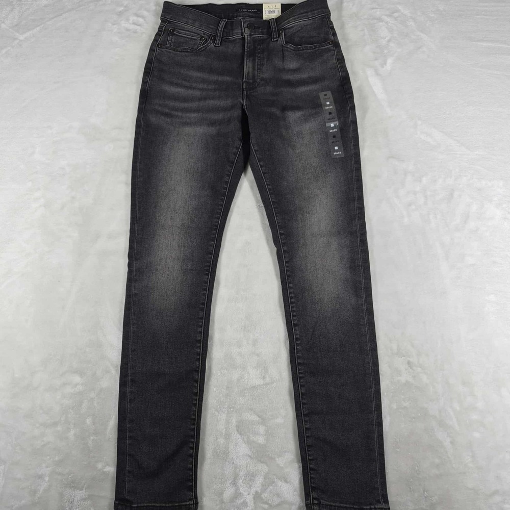 Lucky‎ Brand 411 Athletic Taper Jeans Men's 30x32 Black Denim Stretch Casual NWT